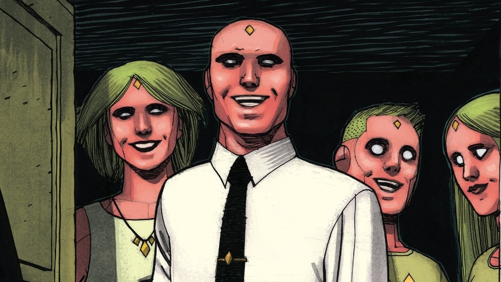 Vision and family smiling