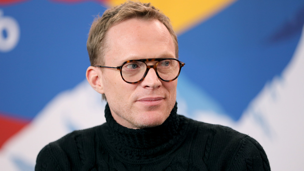 Paul Bettany wearing glasses