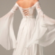 chiffon wedding dress