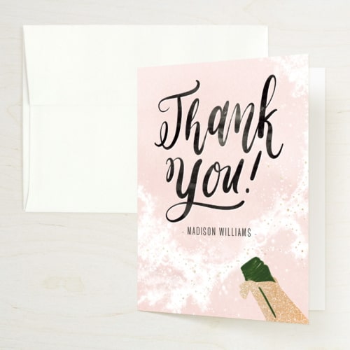 Fancy Brunch Thank You Card