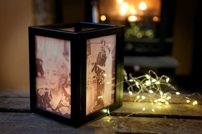 Personalized Photo Tea Light Lamp