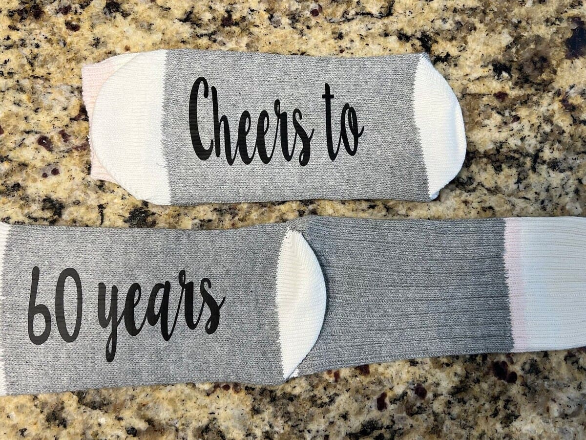 Cheers to 60 Years Socks