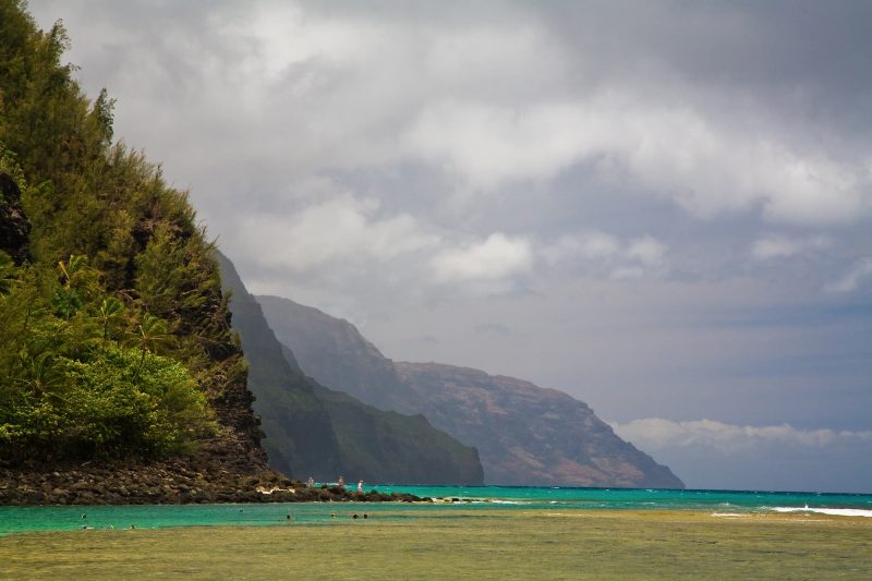 Keʻe beach in Haena State Park