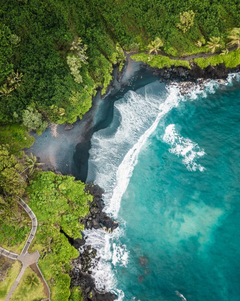 Waiʻānapanapa State Park on Maui 