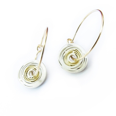 Spiral Hoop Earrings