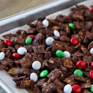 Chocolate Mint Chex Mix