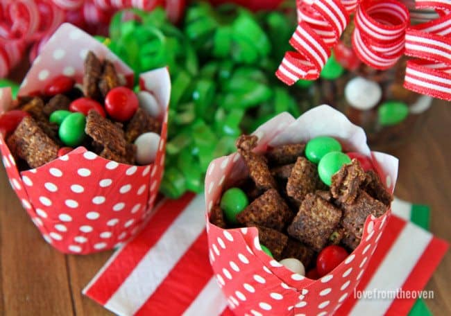 Chocolate Mint Chex Mix