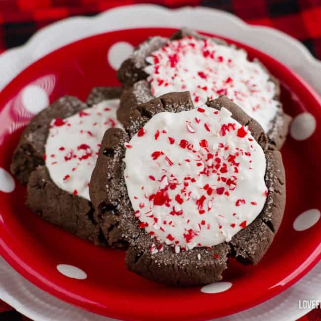 Peppermint Bark Christmas Cookies