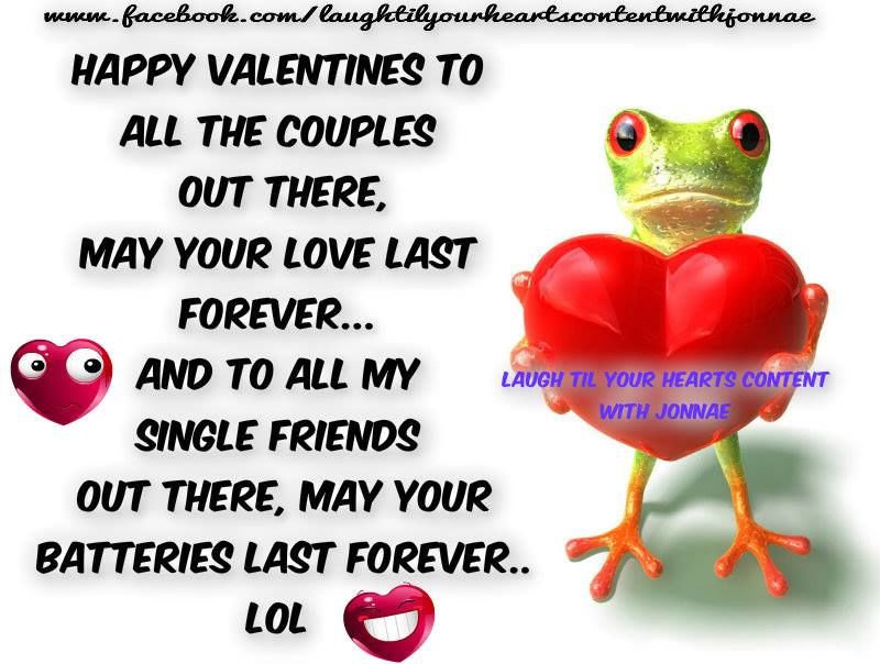 Single For Valentines Day Funny Quotes