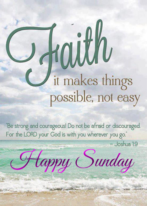 Happy Sunday Faith