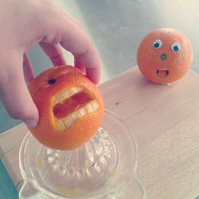 Angry orange