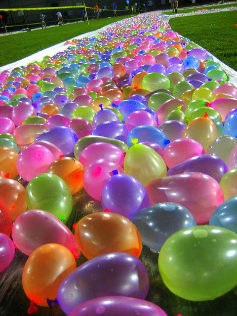 Water balloon fight