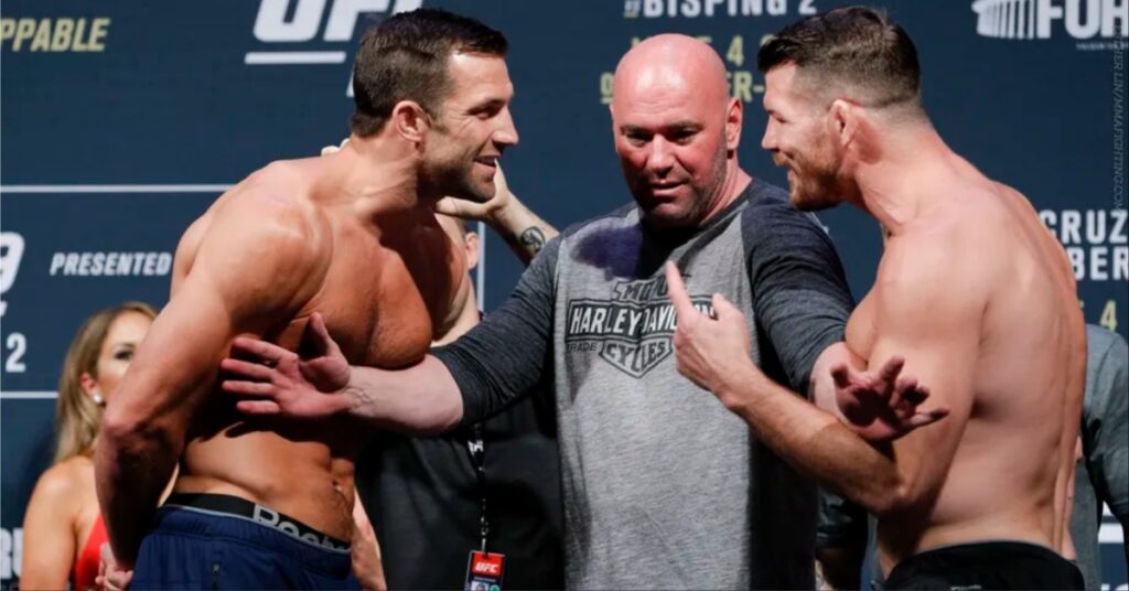 'I Knocked You Out With One Eye:' Michael Bisping and Luke Rockhold Championship Feud Lives On