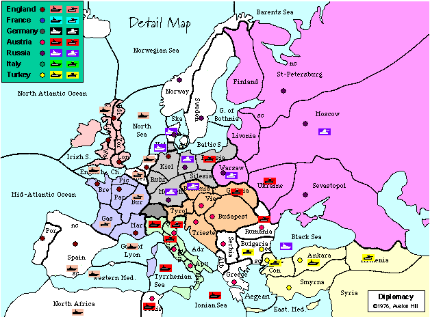 Where to put the units on a map?