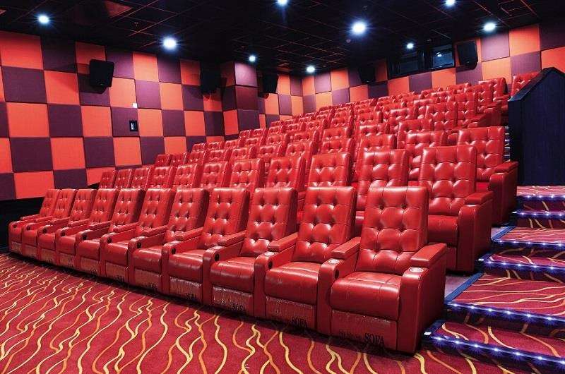 cinema red theater seating