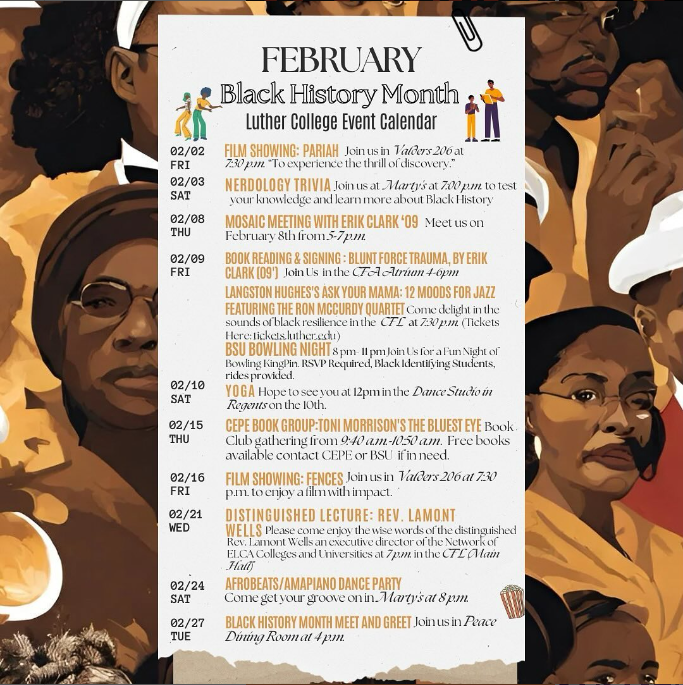 Black Student Union-led Events Highlight Black History Month – Luther ...