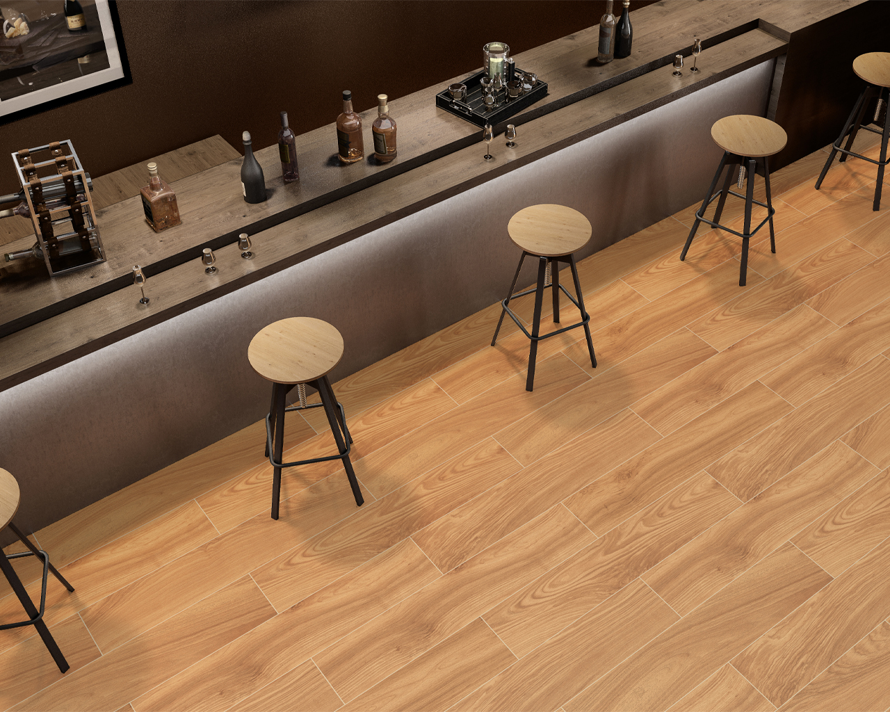 wooden floor tiles