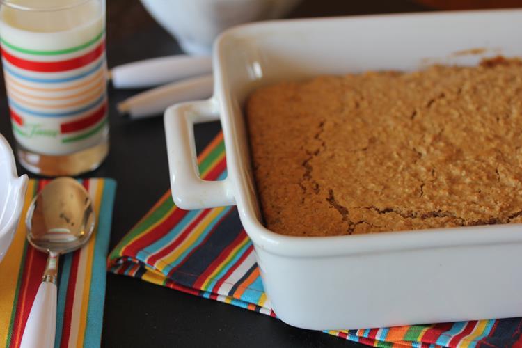 Peanut Butter Baked Oatmeal