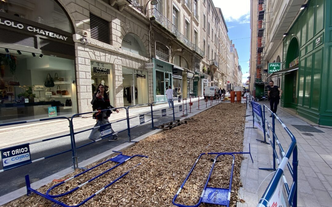 travaux rue émile zola à Lyon