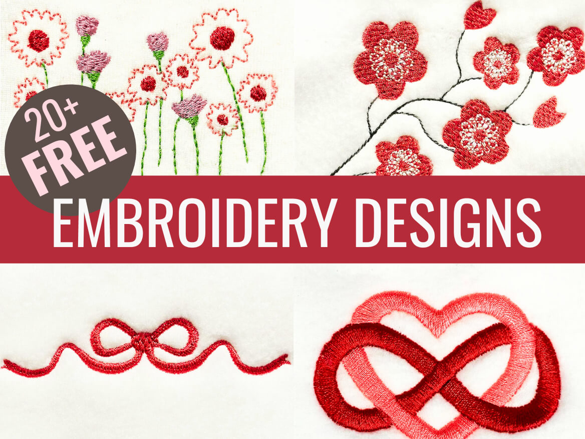 free machine embroidery designs