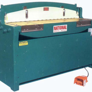 12 GA x 4' NATIONAL ... PNUEMATIC SHEET METAL SHEAR