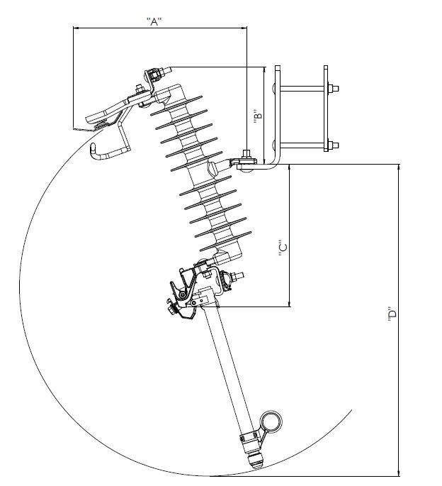 XS Polymer Cutout Electrical Dim Drawing Image