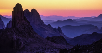 The Ahaggar Mountains, Algeria.