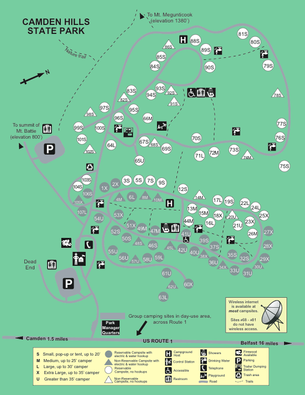 State Park Campground Maps