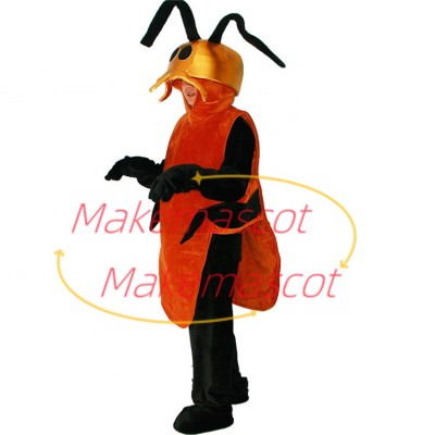 Lightweight Beetle With Golden Head Mascot Costume