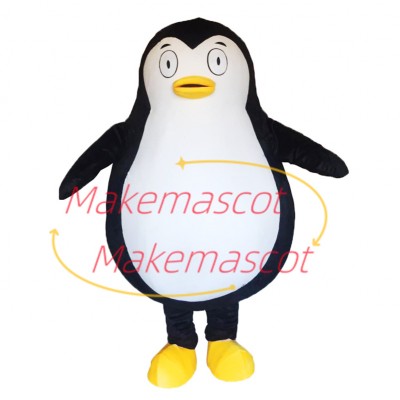 Sluggish Chubby Penguin Mascot Costume