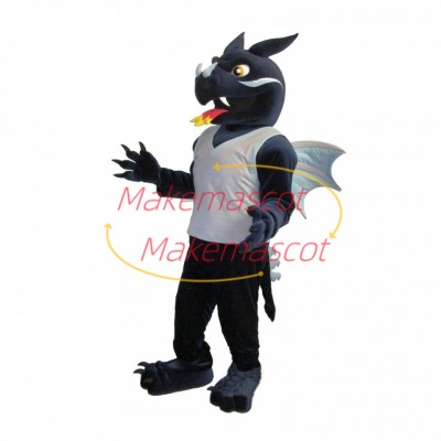 Black Dragon High School Mascot Costume	