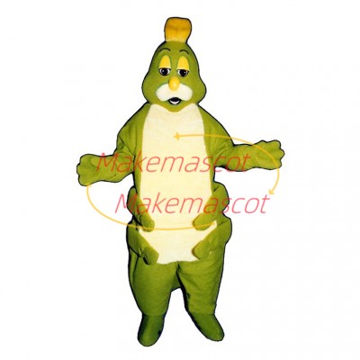 Cartoon Old Caterpillar Mascot Costume