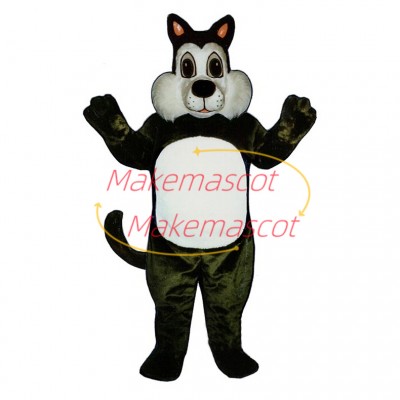 Adorable Black Cat Mascot Costume 