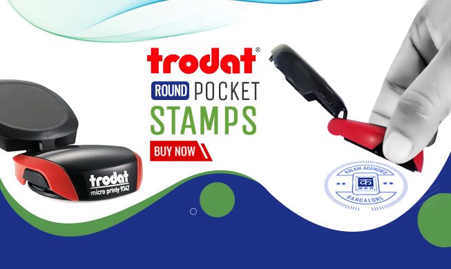 Trodat Pocket Stamp Round