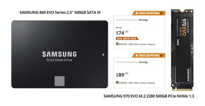 Nvme Heatsink Sata Vs Nvme Price