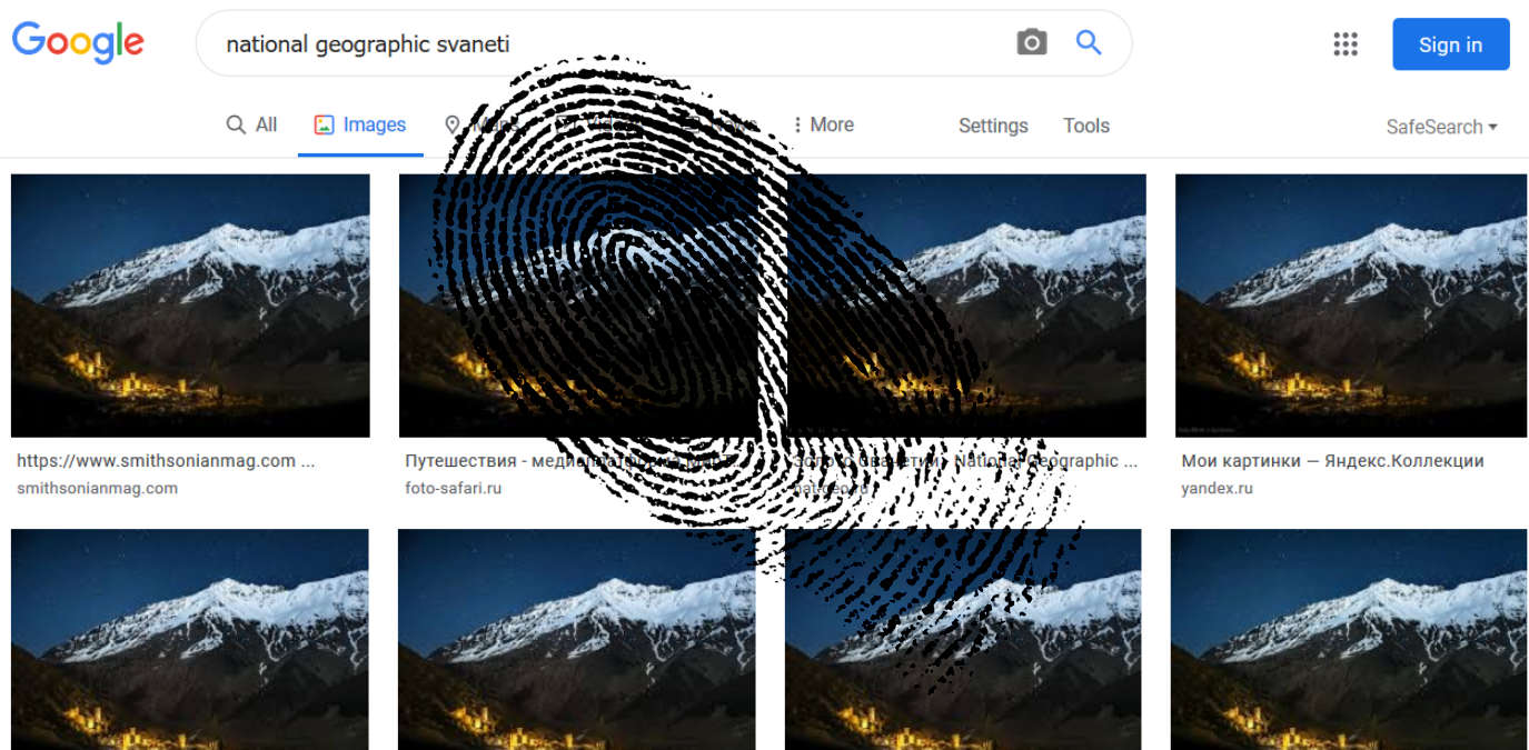 Reverse Image Search Feature