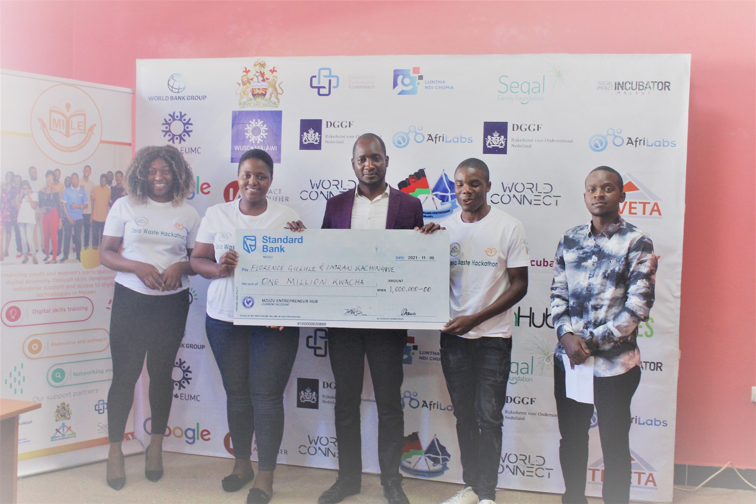 MK 1 Million for Zero Waste Management Hackathon Winners - Malawi Voice