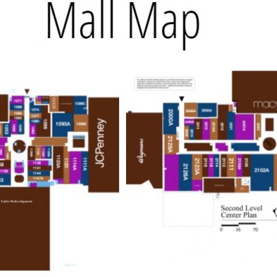 Montgomery Mall plan - map of store locations