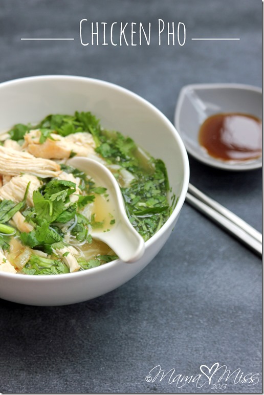 Chicken Pho #chicken #pho https://www.mamamiss.com ©2013