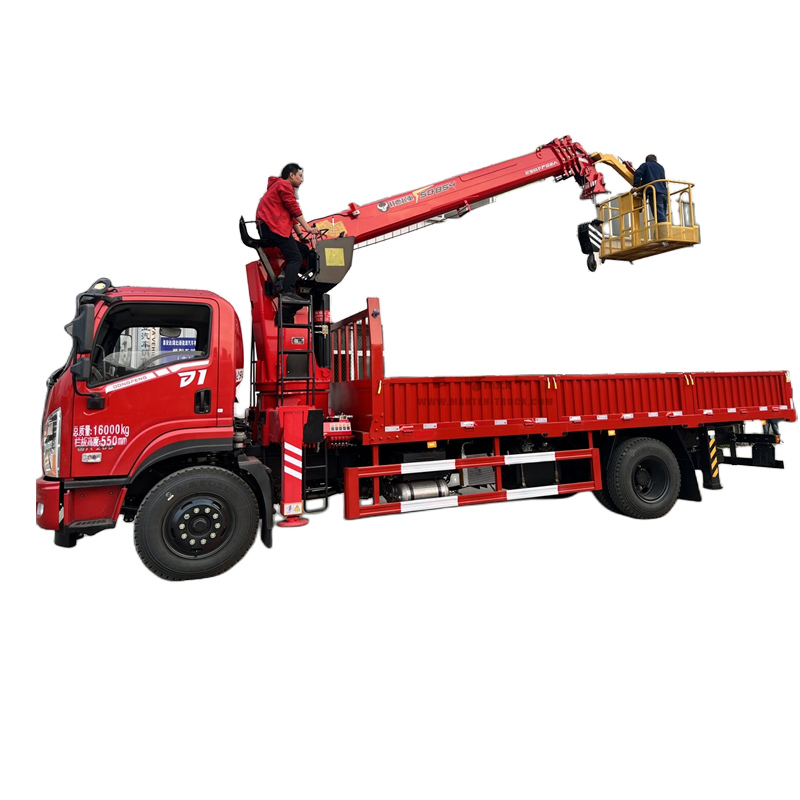 6.3tons Dongfeng 4x2 Lifter Crane Truck