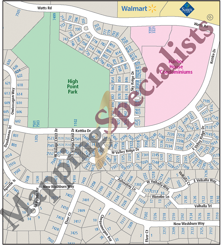 Sample Parcel Maps