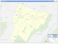 Hardy, Wv Wall Map