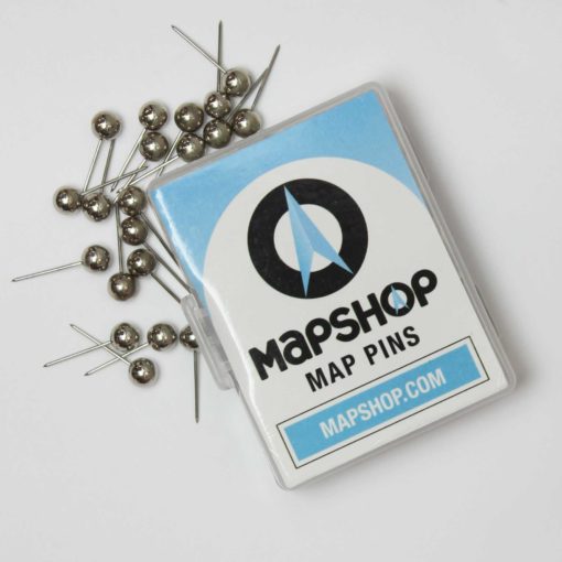 Map Push Pins - Silver - Image 2