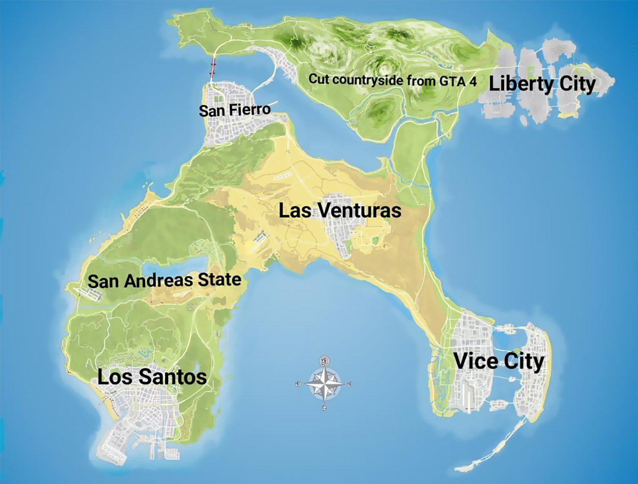 Concept Gta 6 Map Games Mapsland Maps Of The World - Vrogue image.