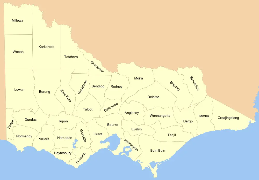 Printable Map Of Victoria