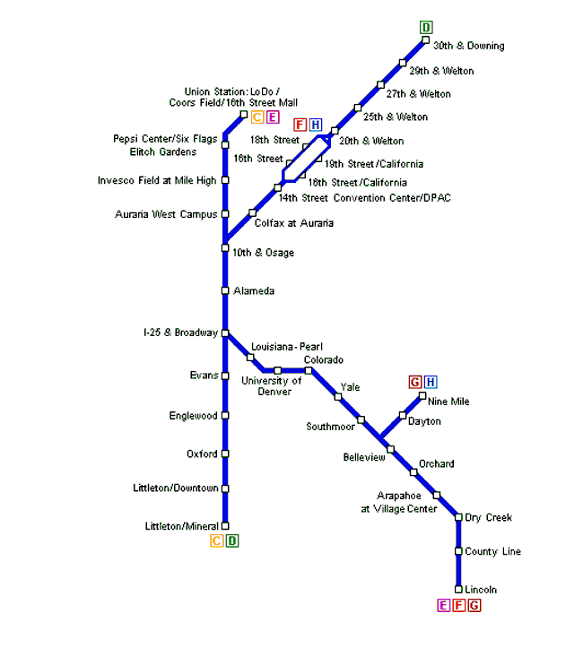 Denver Metro Map - MapSof.net