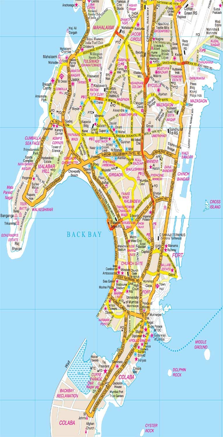 Road Map Of Mumbai