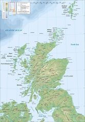 Scotland Topographic Map