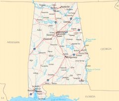 Alabama Reference Map