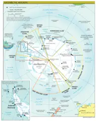 Antarctic Region Map